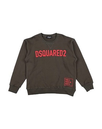 DSQUARED2 Sweatshirt Military green 100% Cotton