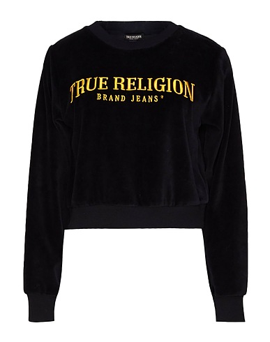 TRUE RELIGION Sweatshirt Schwarz 78% Baumwolle, 22% Polyester