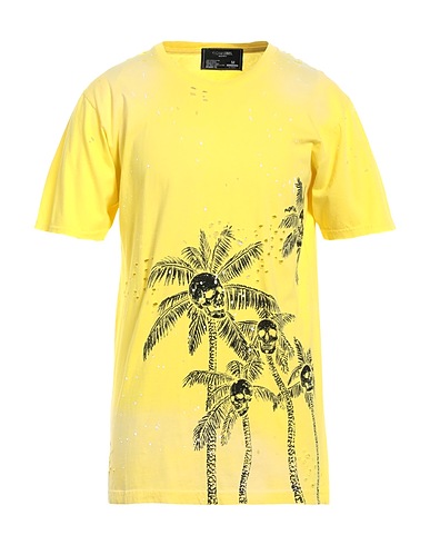 DOMREBEL T-shirt Yellow 100% Cotton