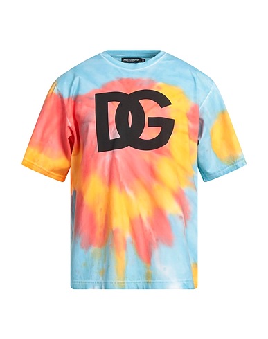 DOLCE&GABBANA T-shirt Sky blue 60% Cotton, 36% Polyamide, 4% Elastane