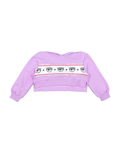 CHIARA FERRAGNI Sweatshirt Lilac 96% Cotton, 4% Elastane