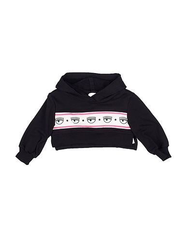 CHIARA FERRAGNI Sweatshirt Black 96% Cotton, 4% Elastane