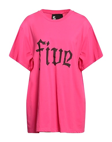 5PREVIEW T-shirt Fuchsia 100% Cotton