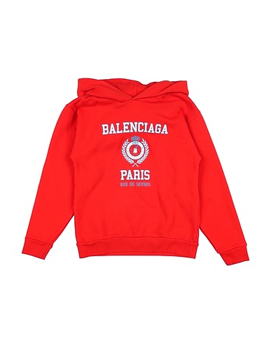 BALENCIAGA KIDS Sweatshirt Red 100% Cotton