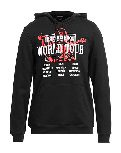 TRUE RELIGION Felpa Nero 60% Cotone, 40% Poliestere