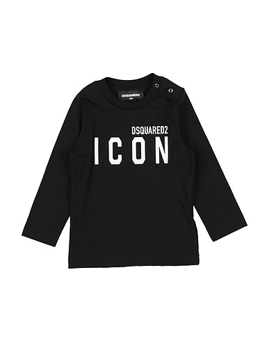 DSQUARED2 T-shirt ICON Nero 100% Cotone