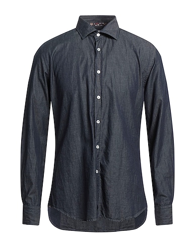XACUS Denim shirt Blue 100% Cotton