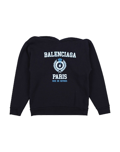 BALENCIAGA KIDS Sweatshirt Midnight blue 100% Cotton