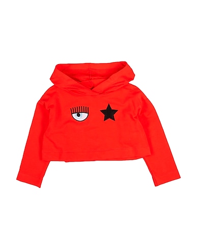 CHIARA FERRAGNI Sweatshirt Red 96% Cotton, 4% Elastane