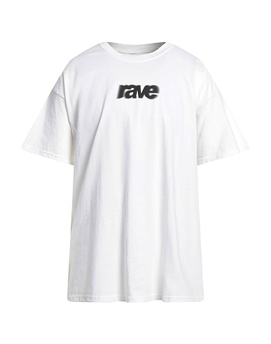 RAVE T-shirt Bianco 100% Cotone