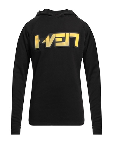 HAERVAERK Hooded track jacket  Black 70% Viscose, 27% Polyester, 3% Elastane