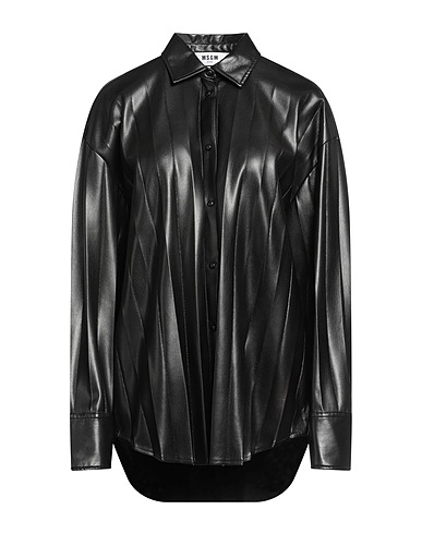 MSGM Camicie e bluse tinta unita Nero 100% Poliestere