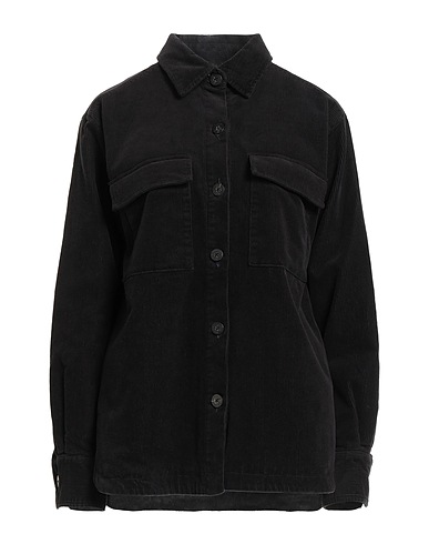 SUN 68 Camicie e bluse tinta unita Nero 98% Cotone, 2% Elastan