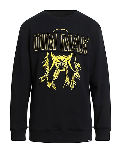 DIM MAK Felpa Nero 100% Cotone