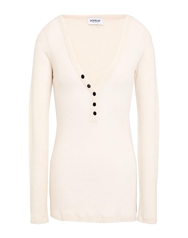 DONDUP Pullover Cremeweiß 100% Wolle