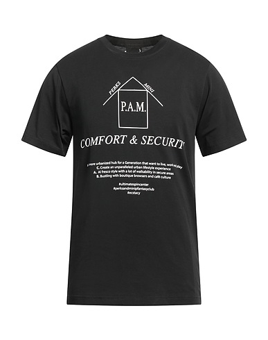 P.A.M. PERKS AND MINI T-shirt Black 100% Organic cotton