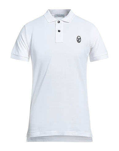 TRUSSARDI COLLECTION Polo Bianco 100% Cotone