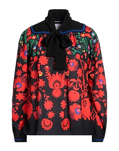 DSQUARED2 Top Red 100% Polyester, Silk