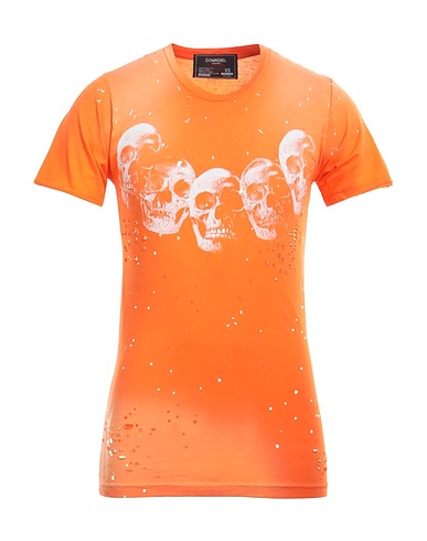 DOMREBEL T-shirt Arancione 100% Cotone