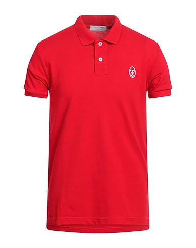 TRUSSARDI COLLECTION Polo shirt Red 100% Cotton