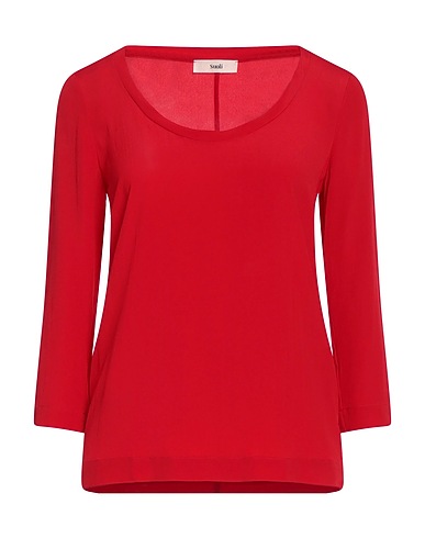 SUOLI Top Rosso 83% Acetato, 17% Seta