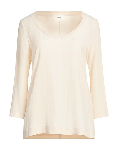 SUOLI Top Ivory 83% Acetate, 17% Silk