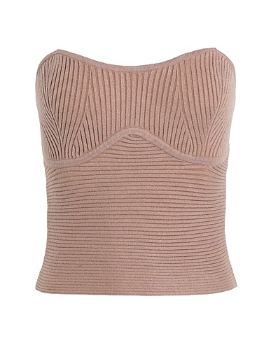 TOPSHOP Bustier Light brown 42% Viscose, 32% Nylon, 24% Polyester, 2% Elastane