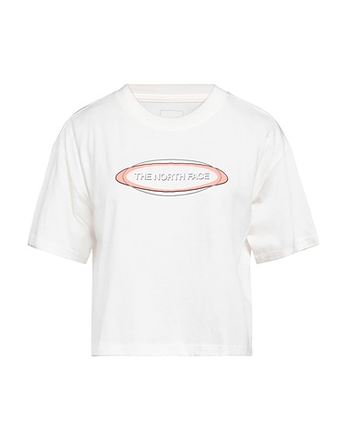 THE NORTH FACE T-shirt Ivory 60% Cotton, 40% Modal