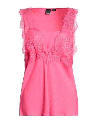 PINKO Top Fuchsia 69% Acetate, 31% Silk