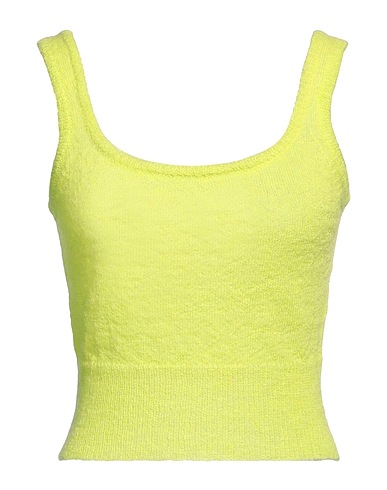 FEDERICA TOSI Top Lime green 35% Mohair wool, 35% Alpaca wool, 30% Polyamide