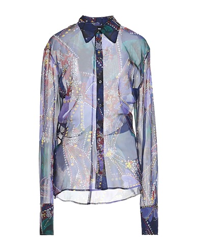 DSQUARED2 Patterned shirts & blouses Blue 100% Polyester