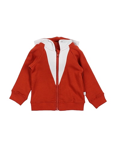 STELLA McCARTNEY KIDS Sweatshirt Rust 100% Cotton, Elastane