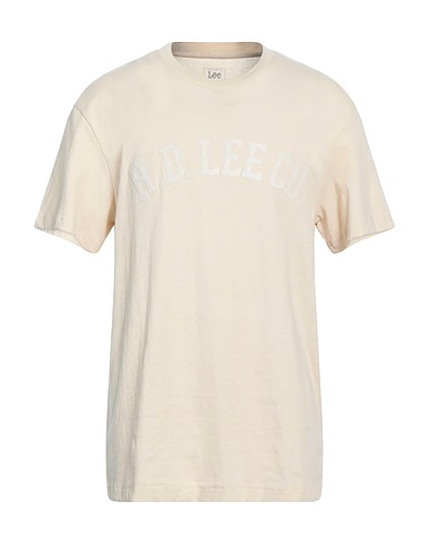 LEE T-shirt Beige 100% Cotton