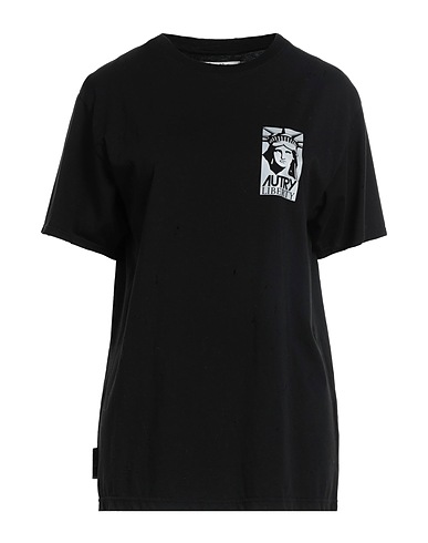 AUTRY T-shirt Black 100% Cotton
