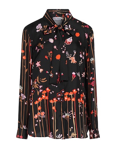 REDValentino Floral shirts & blouses Black 100% Silk