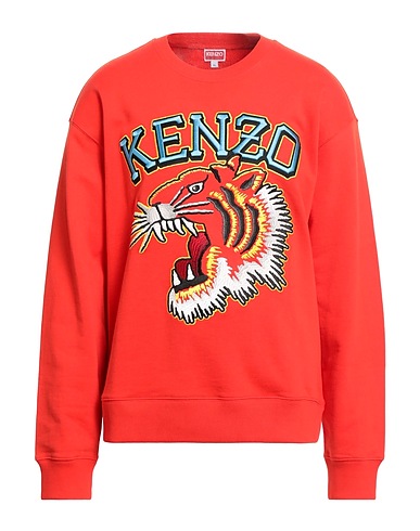 KENZO Sweatshirt Tomato red 100% Cotton