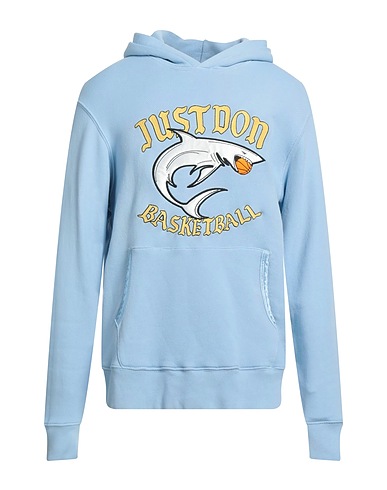 JUST DON Hooded track jacket  Sky blue 100% Cotton