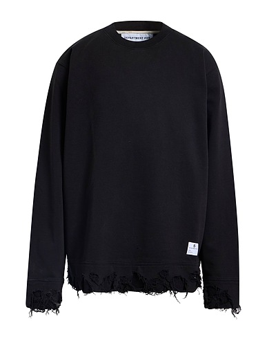 DEPARTMENT 5 Felpa Nero 100% Cotone