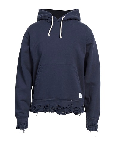 DEPARTMENT 5 Hooded track jacket  Navy blue 100% Cotton