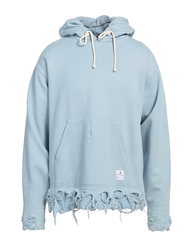 DEPARTMENT 5 Hooded track jacket  Sky blue 100% Cotton
