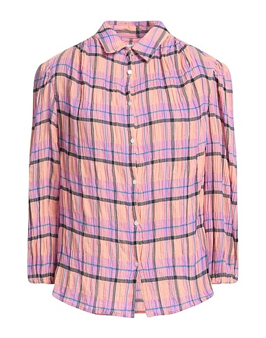 LEE Camicia a quadri Rosa 99% Cotone, 1% Elastan