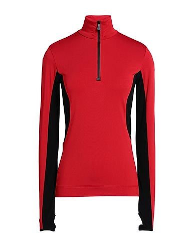MONCLER Sweat-shirt Rouge 88% Polyester, 12% Élasthanne