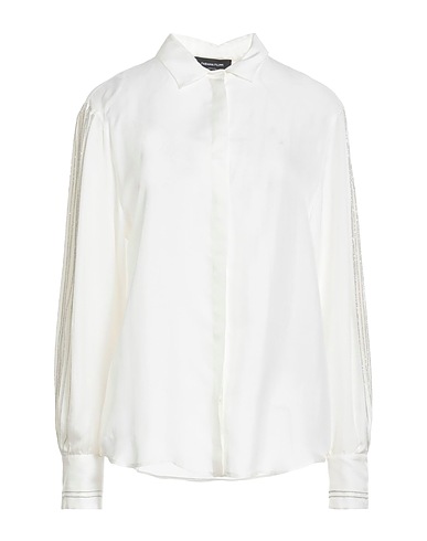 FABIANA FILIPPI Silk shirts & blouses Cream 100% Silk, Ecobrass