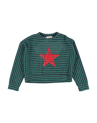 DIXIE Sweatshirt Green 69% Viscose, 28% Polyester, 3% Elastane