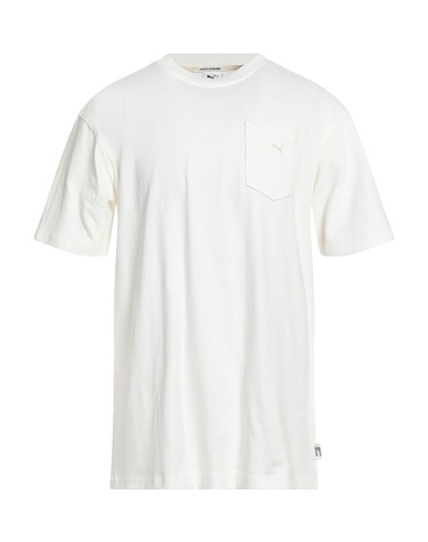 PUMA T-shirt MMQ Pocket Tee
 Avorio 100% Cotone