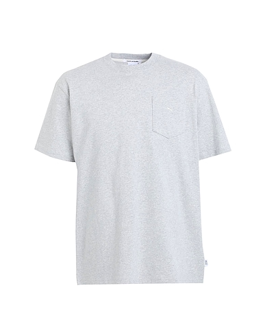 PUMA T-shirt MMQ Pocket Tee
 Light grey 100% Cotton