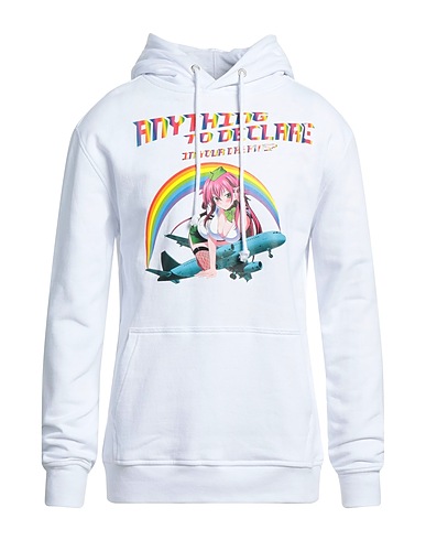 SUNSET SOLDIERS Felpa Bianco 100% Cotone