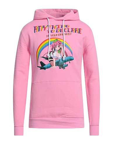 SUNSET SOLDIERS Hooded track jacket  Pink 100% Cotton