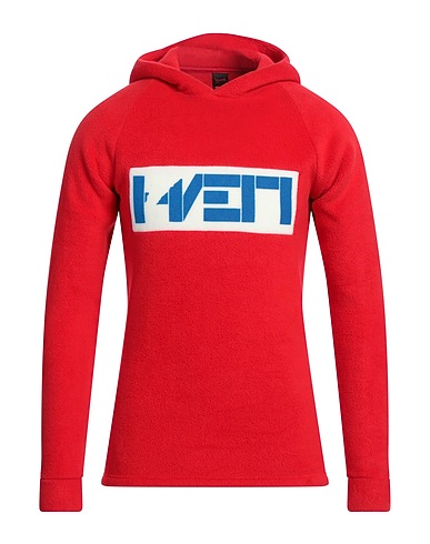 HAERVAERK Hooded track jacket  Red 100% Polyester