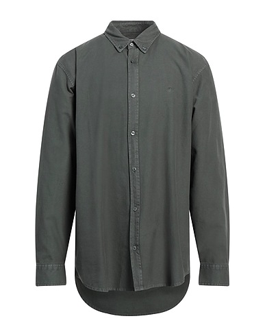 CARHARTT WIP Einfarbiges Hemd Dunkelgrün 100% Baumwolle